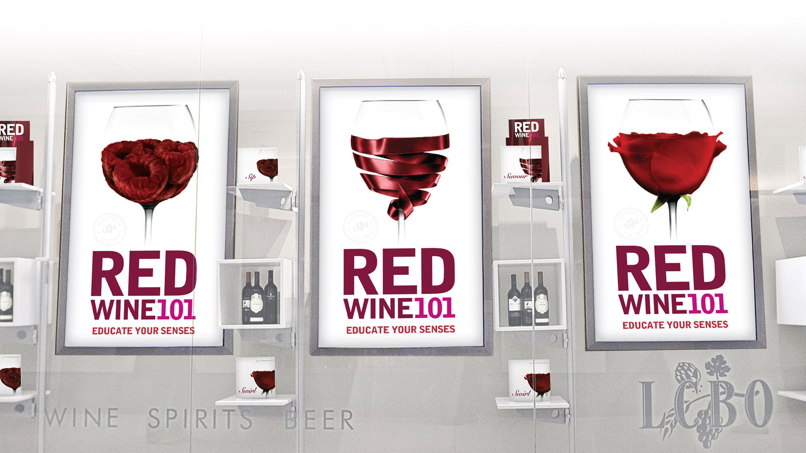 LCBO | Le vin rouge 101 | Design, Imprimé, Promotion en magasin