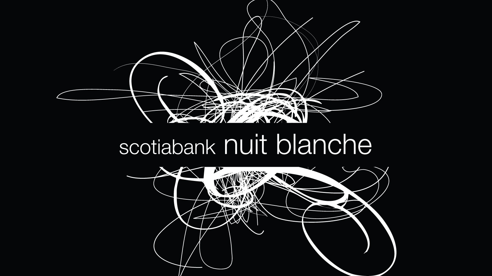 Scotiabank | Nuit Blanche – Identité de marque | Collatéral, Design, Extérieur, Imprimé