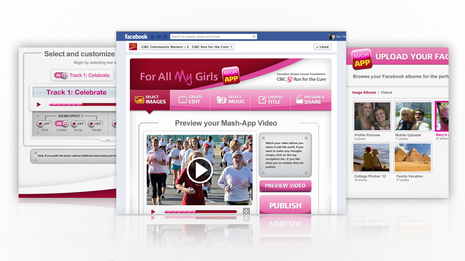 Canadian Breast Cancer Foundation | For All My Girls Mash App | Digital Marketing, Social Media